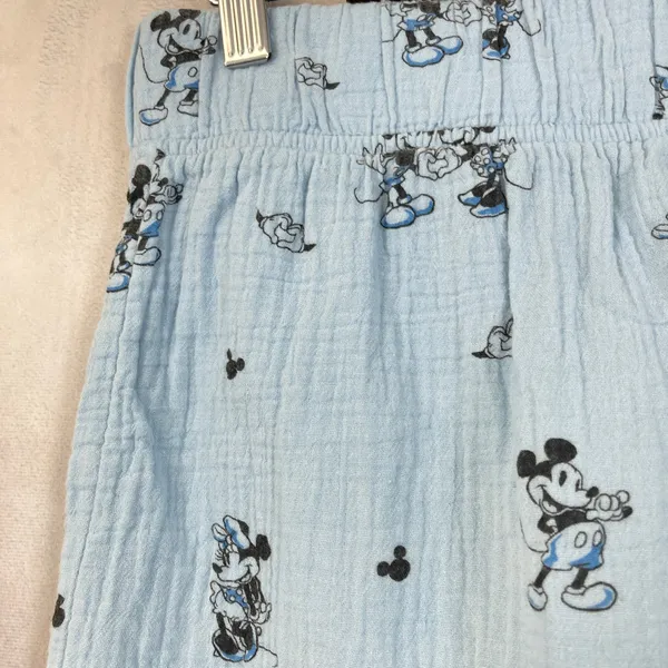 American Eagle Mickey Mouse Pajama Set Women Medium Cotton Gauze Lounge Kawaii - Image 7