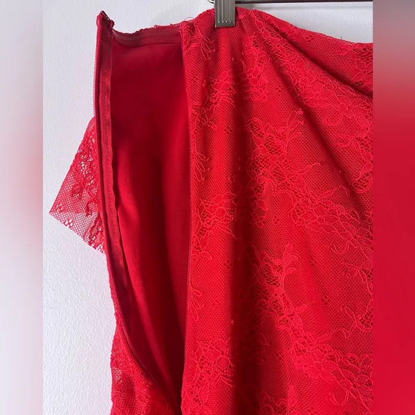 NWT Wild Fable Lace Ruffle Maxi Bodycon Dress Strapless Maxi Dress XXL Party - Image 8