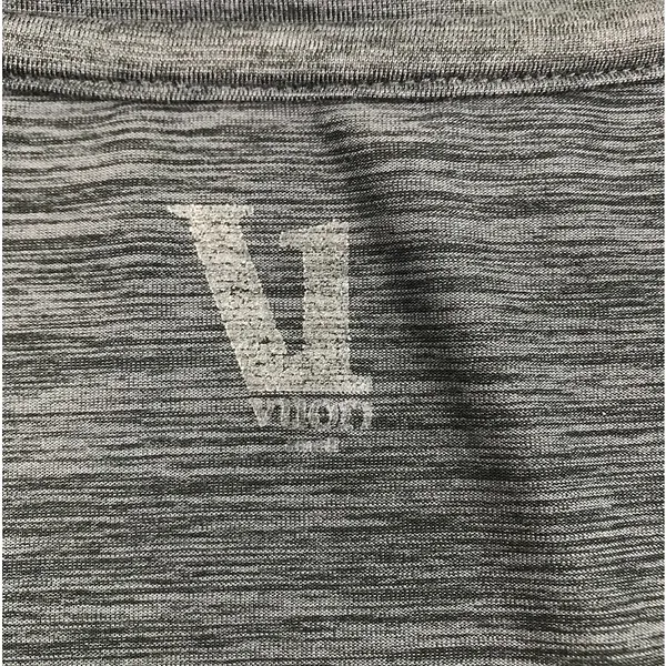 VUORI Lux Crew LS Tee Sz S Grey Heather Oversize Athletic Travel Everyday Clasic - Image 6