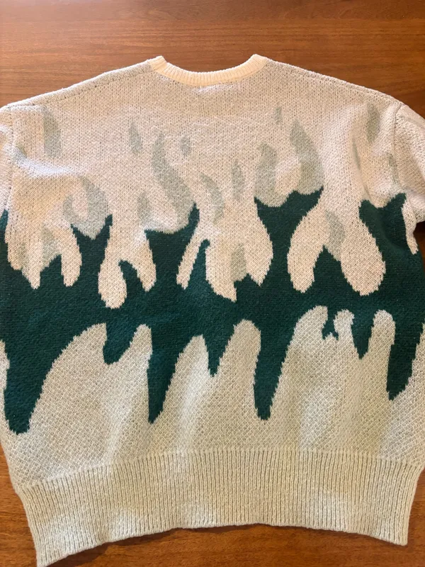 Esc sweater flame size S GREEN - Image 3