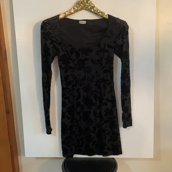 Free People Lotta Love Black Slip Dress - Image 9