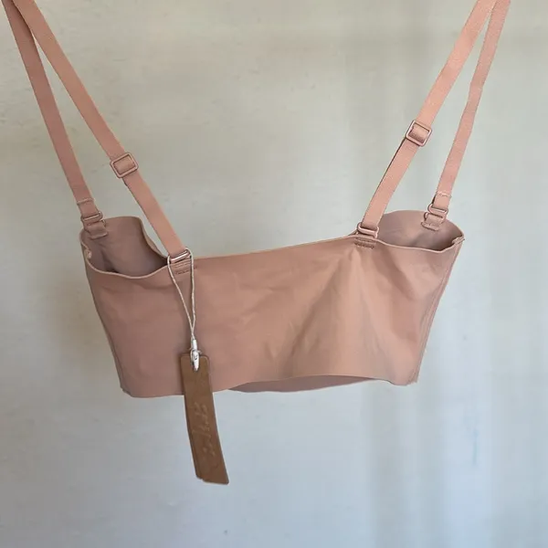 SKIMS NAKED BANDEAU BRA IN OCHRE strapless size XXS‎ nwt - Image 7