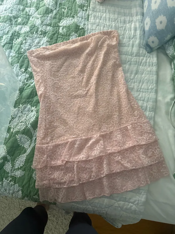 Pink lace dress Size M - Image 2