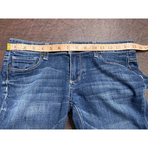 PAIGE Jimmy Jimmy Skinny Jeans Dark Wash Low Rise Stretch Denim 26 Normcore - Image 5