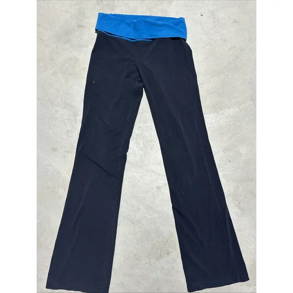 Victoria's Secret Low Rise Y2K Yoga Flare Leg Pants Logo Thick Band Leggings S HTF - Image 3