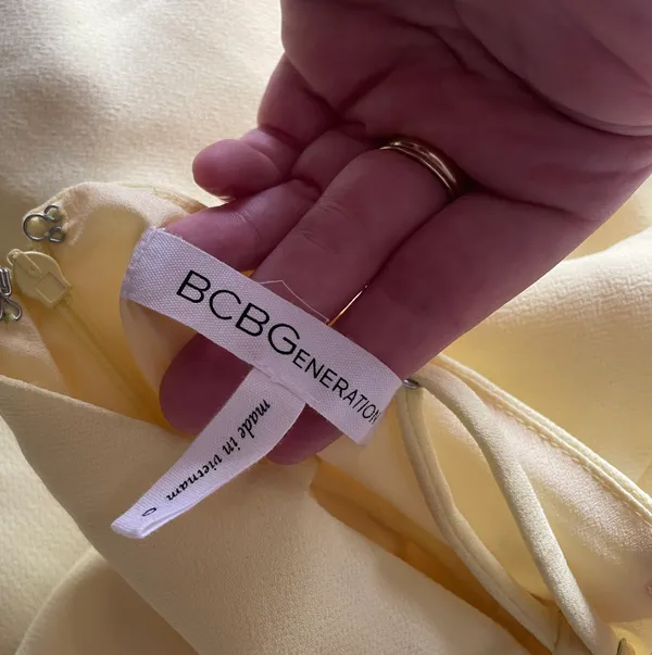 BCBGeneration Yellow Sun Dress - Image 4