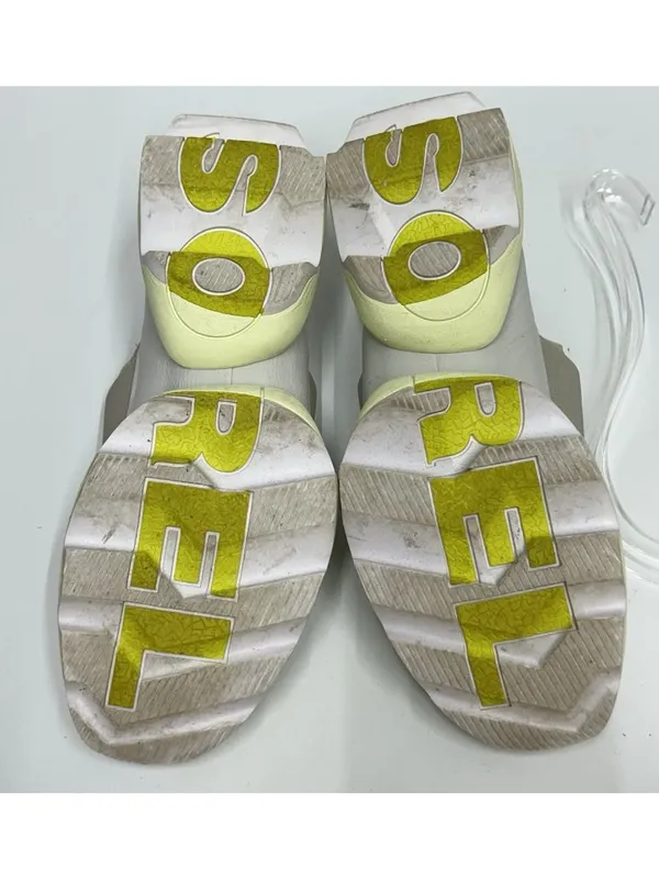 SOREL Kinetic Impact Strap Sneakers Womens Sz 8.5 Dark Stone/Bolt Slip On Shoes - Image 9