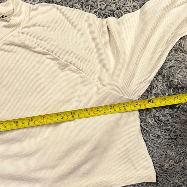 Madewell MWL Ribbed Crop Long Sleeve - Image 4