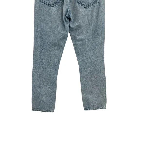 Agolde Riley High‎ Rise Straight Crop Jeans Denim Shatter Wash Blue Size 24 - Image 10