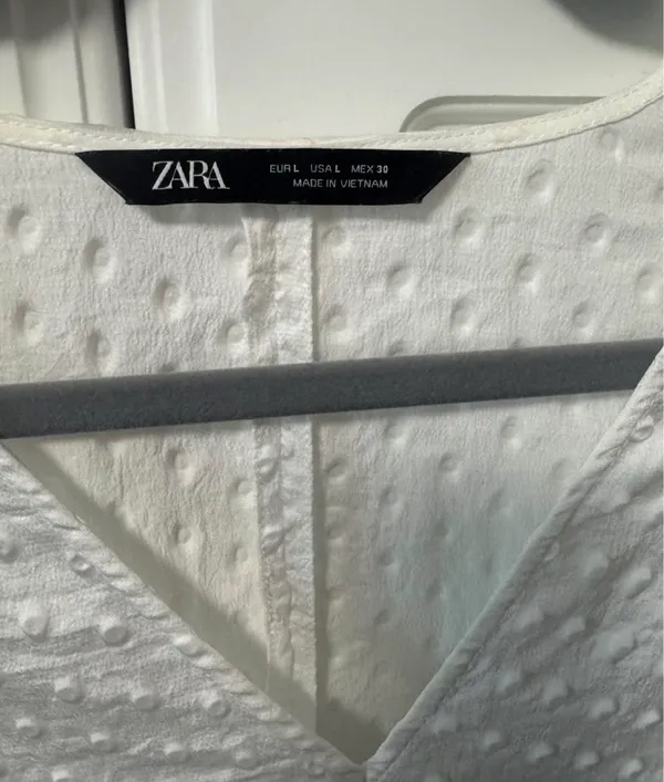 ZARA Medium White Top - Image 3