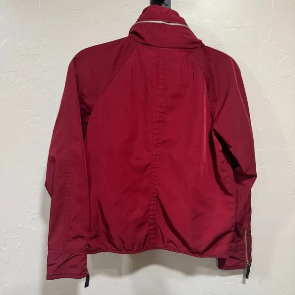 Abercrombie & Fitch Red Water Proof Jacket - Image 4