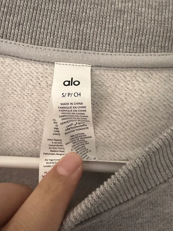 Alo NWOT Renown Heavy Weight Pullover Crewneck - Image 5