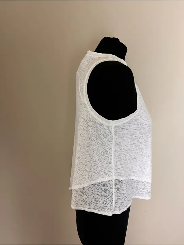 lululemon athletica White Lightweight Layered Muscle Tank - Image 2