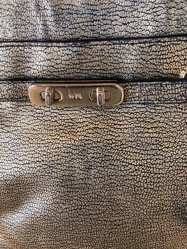 Coach Metallic Leather Swagger Swingpack Crossbody 36502 - Image 3