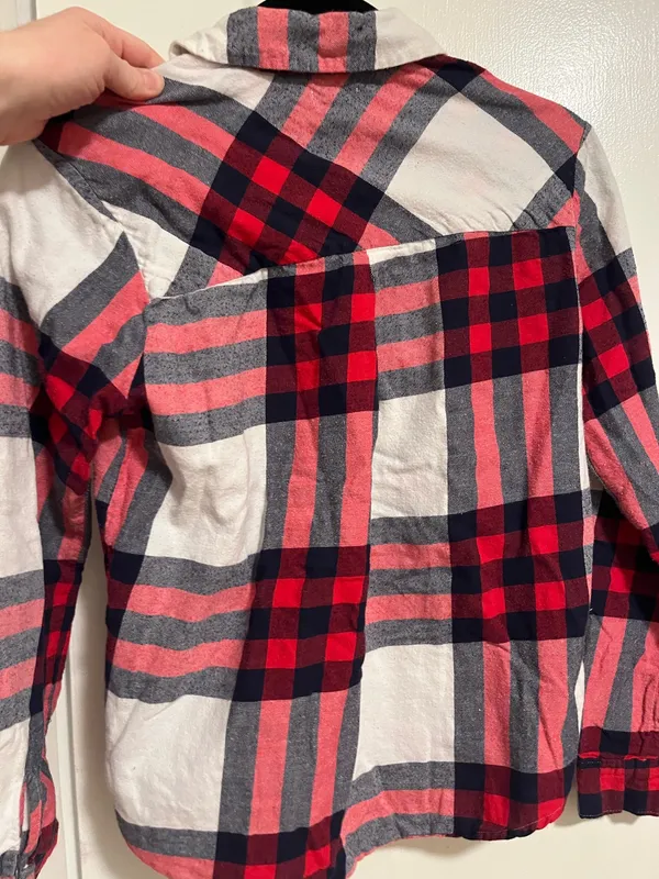 Aerie Flannel Shirt Button Down Plaid - Image 2