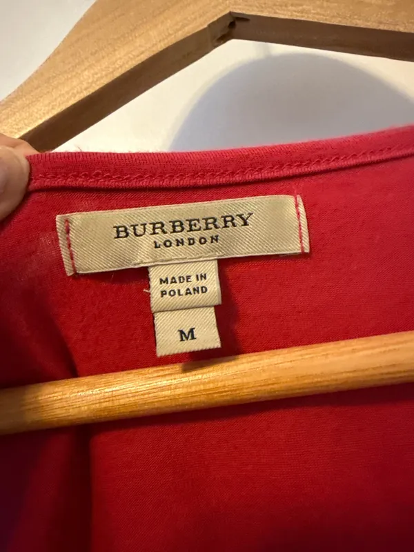 Burberry Fuchsia Short Sleeve Tee - Image 3
