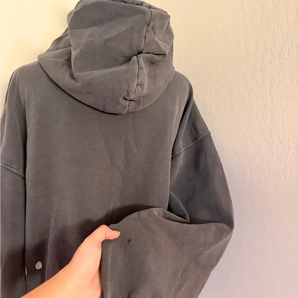 ANINE BING Women's Bleached Alec
Hoodie Size Medium - Image 10