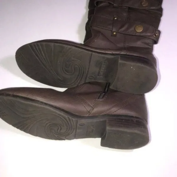 Avenue Women's Dark Brown Wide Calf Boots Size 8 - Image 5