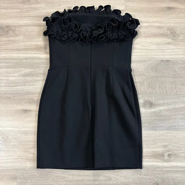 Amanda Uprichard Black Envy Mini Dress Women Size Small - Image 6