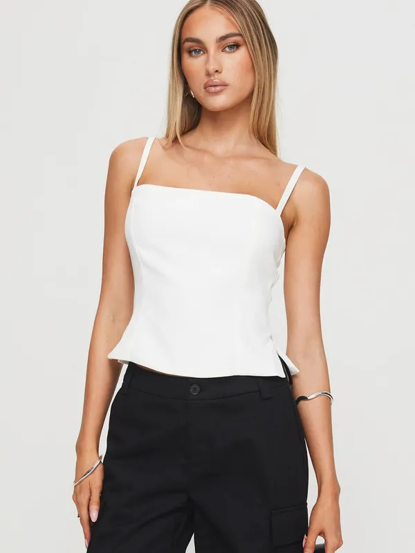 Showpo White Top  - Image 4
