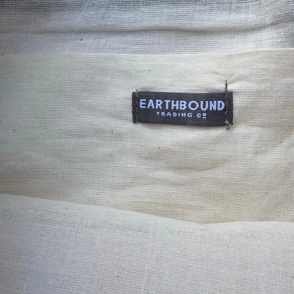 Earthbound Trading Co Purse Afghanistan Inspired Boho Leather Cotton Convertible - Image 9