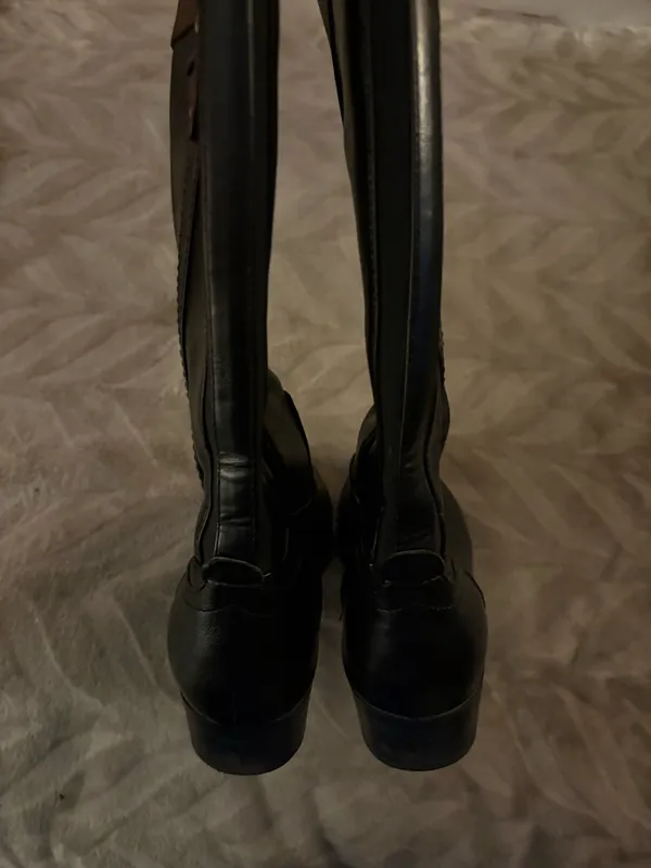 Liz Claiborne Leather Riding Boots 8 - Image 4