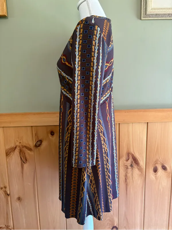 Free People Vintage Inspired Stella Printed Mini Dress size Medium. - Image 3