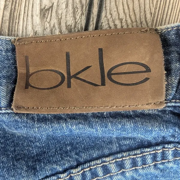 BKE Size 29 Denim High Rise Blue Jean Shorts Retro Vintage Cotton Button Fly - Image 5