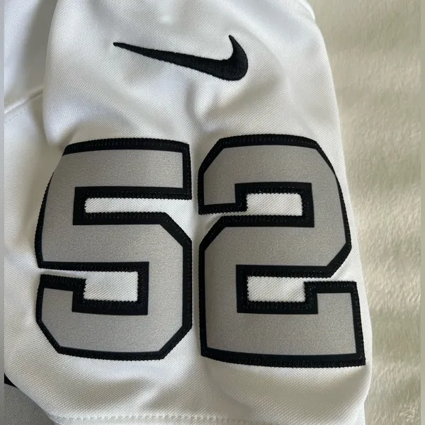 NFL Las Vegas Raiders Khalil Mack‎ Nike Jersey Women’s Size Large - Image 6