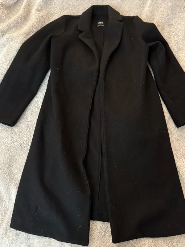 Zara Lapel Collar Coat - Image 3