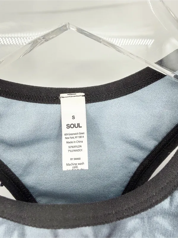 SoulCycle Tie Dye Racerback Sports Bra Women’s S Activewear - Image 8