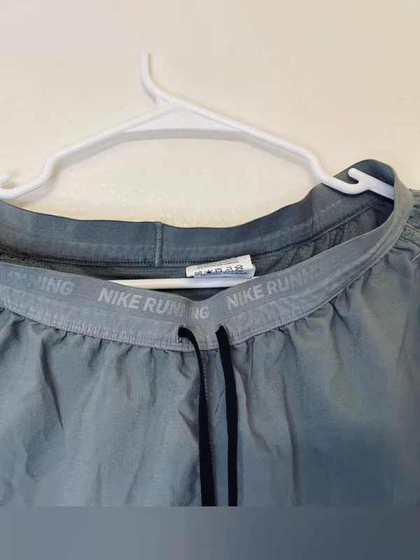 Nike Women’s Dri Fit Stride Running Grey Shorts Size M‎ - Image 5