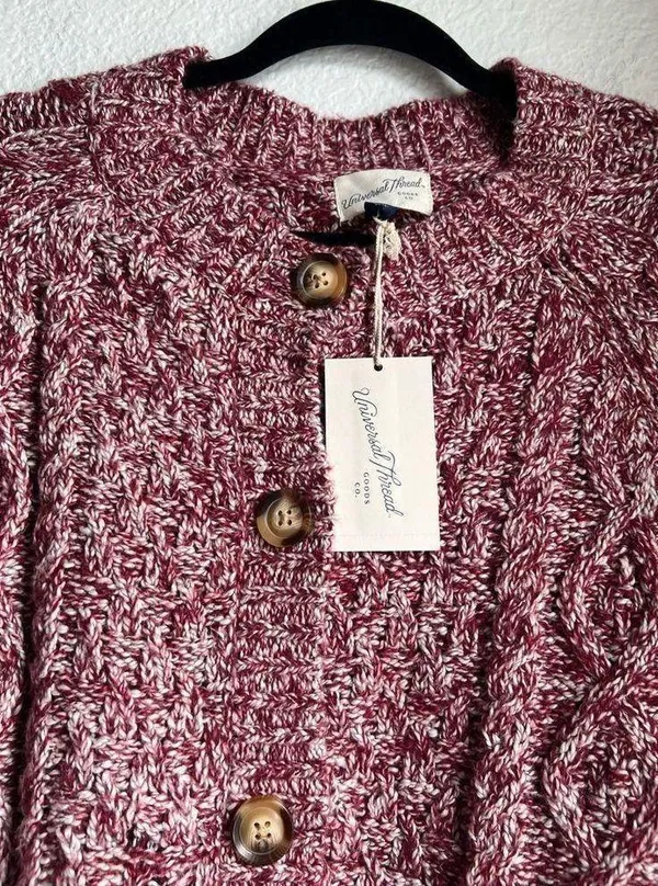 Universal Thread Cable Knit Sweater - Image 5