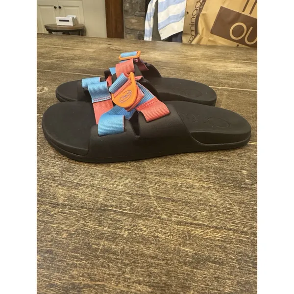 Chacos Chillos Slide Size US‎ 7 M EU 38 Women's Sports Sandals Rose Blue - Image 3