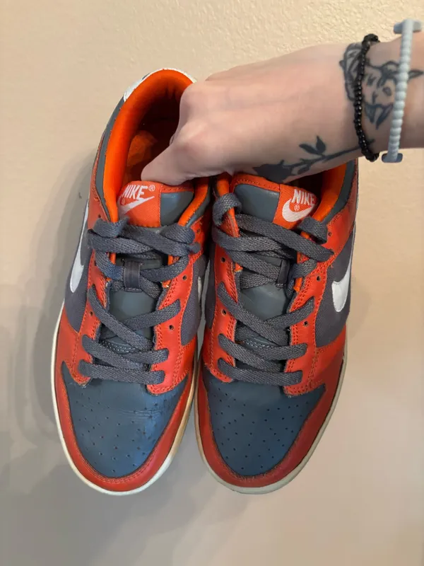 Nike Dunk Low GS 'Flint Grey Orange' - Image 3
