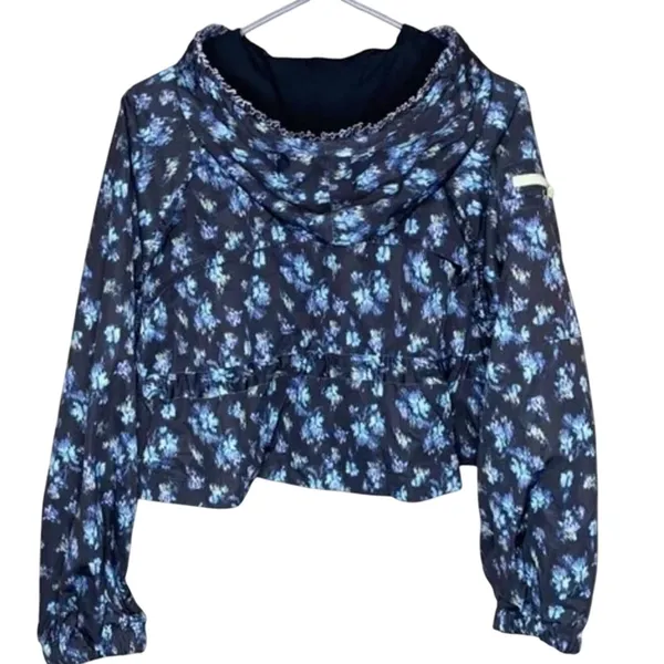 FREE PEOPLE FP MOVEMENT Break My Heart Hooded Jacket Sz L New w/o Tag MSRP $128 - Image 5