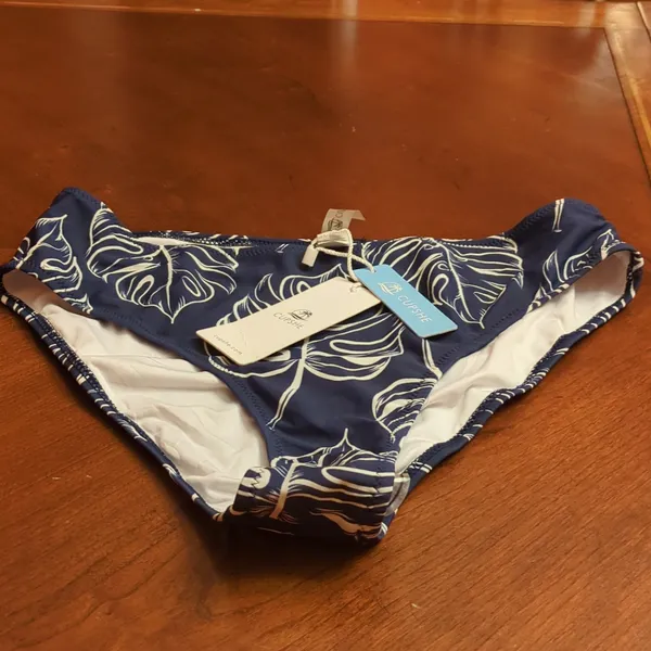 Cupshe Leaves Print Bikini Bottom Size M - Image 3