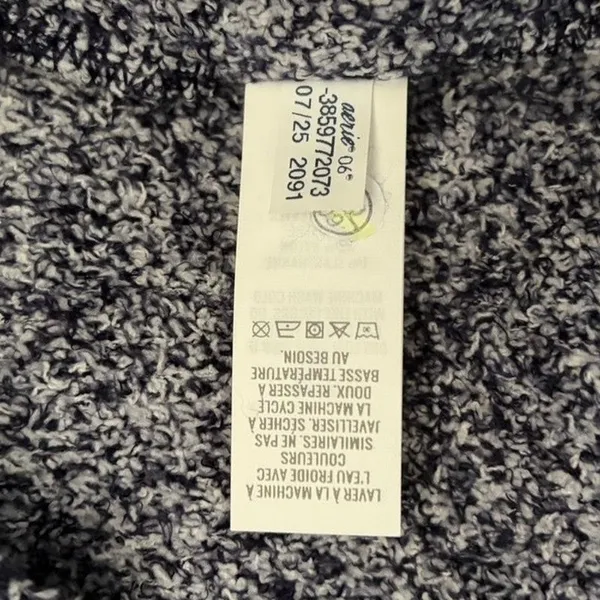 American Eagle OFFLINE By Aerie Boucle T-Shirt Royal Navy NWT Medium - Image 8