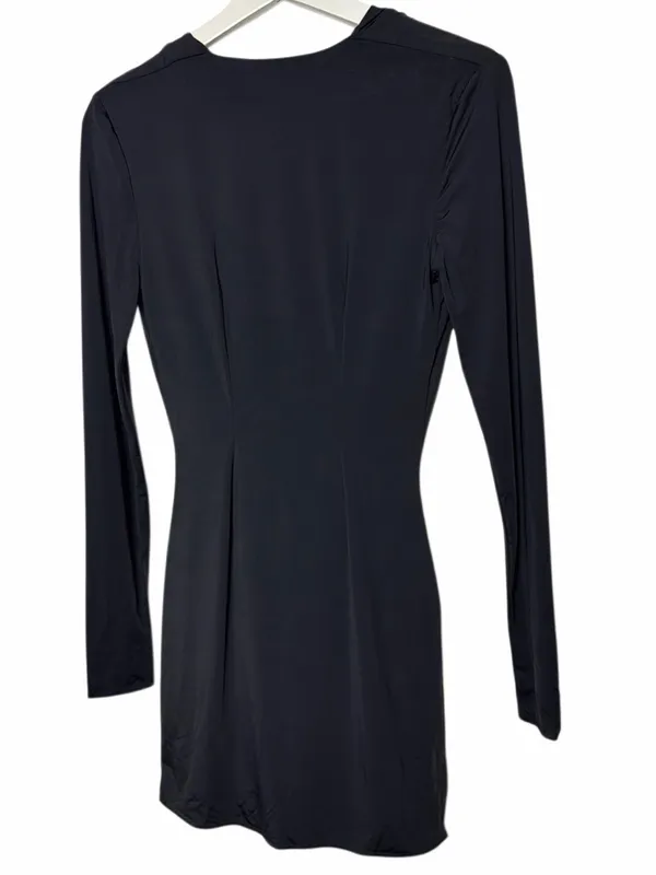 Mistress Rocks Black Draped Mini Dress - Image 8