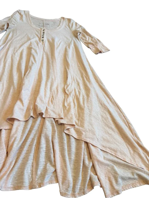 We The Free Drippy High Low Tunic Dress Jersey Stretch Flowy Size Small Women's - Image 7