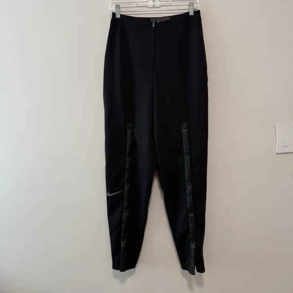 Nike City Ready Black Snap Front Pants Size Small - Image 2