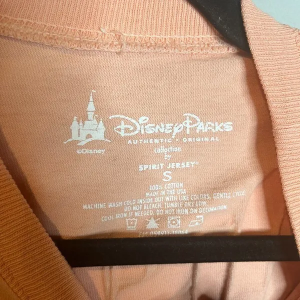 Walt Disney World peach and gold spirit jersey tee - Image 5