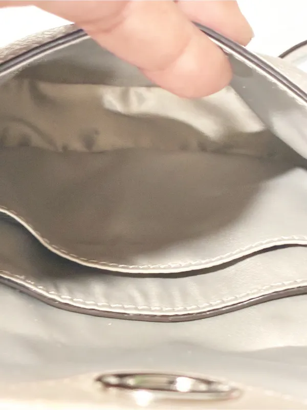 Coach Park Mini Hand Bag Leather Crossbody Bronze Turnlock Flap Closure - Image 3