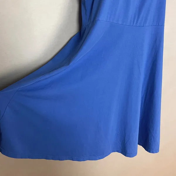 Halter Tank Sundress Blue Women Plus Size‎ XXL Stretch Cotton Sleeveless OUGES - Image 5
