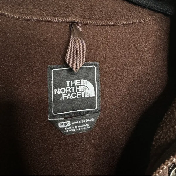 The North Face Chocolate Brown Denali Polartec Fleece Jacket size M Medium AC6W - Image 11
