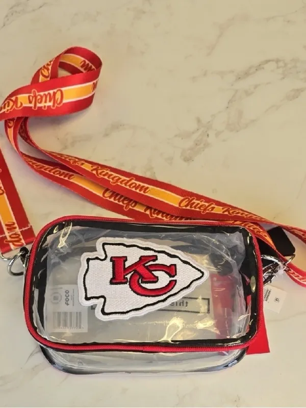Kansas City Kids Clear Bag in Red - Image 3