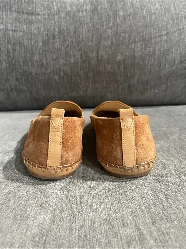 Veronica Beard Jaide Suede Moccasin Loafer in Pecan Size 9.5M - Image 6