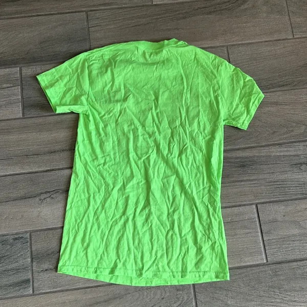 Anvil Ohio state buckeyes neon green tshirt - Image 4