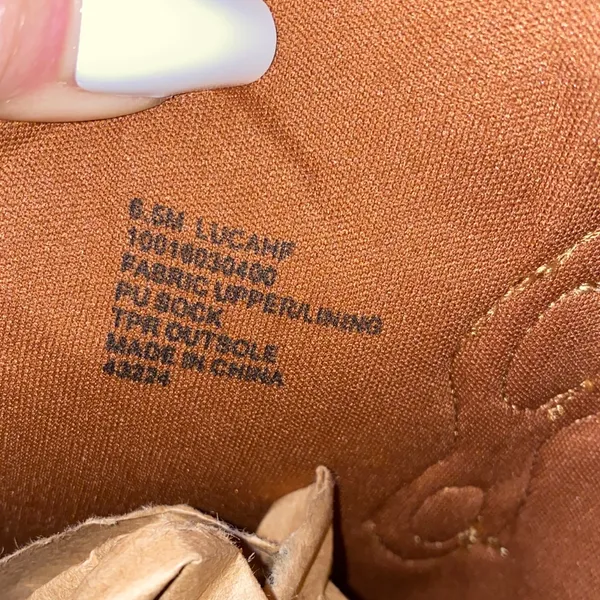 NWT!! Material Girl Brown Cowgirl Boots with Gold Accents Size 6.5 - Image 12