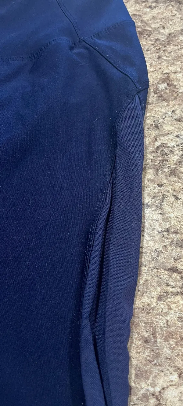 TJ Maxx Navy Blue Mesh Detailing Leggings - Image 3